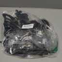 Solar Fairy Garden Accessories Outdoor 1 Pair - Metal Stakes Decorative Figurines Housewarming Ornament for Patio, Lawn, Yard, Pathway - Unique Gift Ideas for Mom Grandma (Warm Lighting)