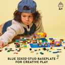 2 x LEGO Classic Blue Baseplate 11025 Building Toy Set for Preschool Kids, Boys, and Girls Ages 4+ (1 Pieces)