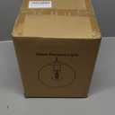 Glass Pendant Light,Mid Century Modern Light Fixture,Hanging Lights for Kitchen Island,Bathroom, Bedroom,Hallway Foyer (Bright Gold, 6 in)