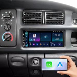 6.8inch Double Din Car Stereo Radio for Dodge Ram 1500 2500 3500 19942002,for Jeep Grand Cherokee 1994-1998,for Town & Country 1990-2000 with Carplay Android Auto GPS WiFi Backup Camera - 2+32G