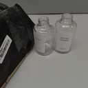 4 Pieces Coffee Syrup Dispenser Bottle 300ml PET Black Pump Bottles with Labels for Coffee Bar Organization