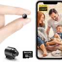 Free 64GSmallest Wireless WiFi Camera,HD1080P Spy Camera with Video Recording Live Feed,Baby Monitor,ConcealedCam with Night Vision,Motion Detection,Cloud Storage for Security with iOS AndroidAPP