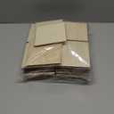 100 Pieces 4x4 Inch Wood Squares Unfinished Basswood Plywood Wooden Sheets 1/8 inch Thick Blank Wood Squares for Crafts Painting Scrabble Tiles Mini House Building Wooden Plate Architectural Model