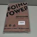 Foindtower Set of 2 Decorative Textured Burlap Linen Throw Pillow Covers Farmhouse Boho Cushion Cover Solid Accent Pillowcase for Couch Sofa Bed Living Room Home Decor, 2222 Inch,Dark Rust Brown (Umber)