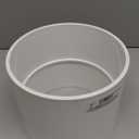 NDS 6P05 PVC S&D Coupling, 6-Inch, Hub X Hub Connection, for use with 6-Inch Sewer and Drain Pipe, White