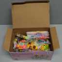 24 PCS Easter Eggs Filled with Flower Building Blocks, Easter Basket Stuffers Fillers for Kids, Classroom Prizes, Easter Party Favors Gifts for Boys and Girls (Valentines Flower)