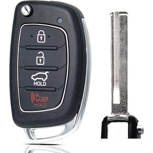 MechanMagic Key Fob Remote Replacement Fits for Hyundai Santa Fe 2013 2014 2015 2016 TQ8-RKE-3F04 Keyless Entry Remote Control 95430-4Z100 46 Chip