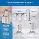 Aquasana AQ-5300R 3-Stage Under Sink Water Filter Replacement Cartriges, Pack