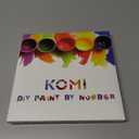 KOMI Flower Paint by Numbers Kit for Adults, Adult Paint by Number Flowers Kits on Canvas Painting Art Craft Kits for Adults 16x20inch Frameless, Dancing Flower