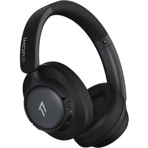 1MORE SonoFlow SE HQ31 Wireless Bluetooth Headphones -42dB Noise Cancelling Over-Ear Bluetooth Headset with Hi-Res Audio, 90H Playtime, LDAC, All-Day Comfort for Travel Work Gaming, Black