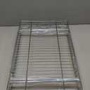 OCG 2 Tier Pull Out Cabinet Organizer (15.5" W x 21" D), Pull Out Drawers for Kitchen Cabinets, Pull Out Shelves for Base Cabinet Organization in Kitchen Bathroom Pantry, Chrome Finish