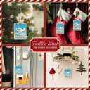 2 x Swimming Christmas Ornament 2025  Wooden & Acrylic Swimmer Ornaments for Xmas Tree - Sporty Gift for Boys, Girls, Coaches, Athletes & Swim Lovers