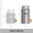 THERMOS Stainless King Vacuum-Insulated Food Jar, 24 Ounce, Matte Steel