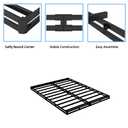 NHODIR 8 Inch Box Spring Queen Size Mattress Foundation