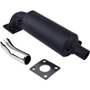 DVPARTS Muffler 15262-12110 and pipe 66711-54110 W/Gasket Compatible With Kubota B4200D B5100E B5100D Cub Cadet 782D 882 1512 1572 1772 1782 2182