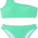 Women's One Piece Swimsuit- One Shoulder Bathing Suit Cutout Tummy Control Swimwear M