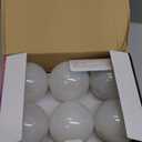 ILC G25 Globe Light Bulbs, App-Controlled Vanity Light Bulbs with Bluetooth Mesh, Color Changing, 1600 Million Colors, 6W, 60W Equivatlent, 600LM, CCT: 2700K-6000K, CRI>95+, E26 Base (6 Pack)