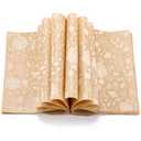 Tenare 150 Pieces Autumn Fall Wax Paper Sheets Food Wrap Grease Resistant Liners Thanksgiving Theme Waterproof Wrapping Tissue Food Picnic Paper for Kitchen(Pumpkins,Maple Leaves)