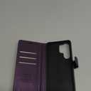 FLIPALM Wallet Case for Samsung Galaxy S25 Ultra, RFID Blocking Credit Card Holder, PU Leather Folio Flip Kickstand Protective Shockproof Cover for Galaxy S25 Ultra (Purple)