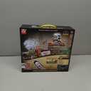 Train Set for Boys Girls, Christmas Electric Remote Control Train Set with Steam, Sound & Light, Remote Control Train Toys w/Steam Locomotive Engine, Cargo Cars for Kids 3 4 5 6 7 8 Year Old