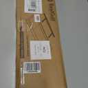 Floating Shelves Set of 2, Solid Elm Wood Wall Shelves 24 Inch - Invisible Bracket Mount for Living Room, Bedroom, Kitchen, Bathroom - Brown