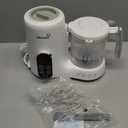 GROWNSY Baby Food Maker with Steam Basket, One Step Baby Food Processor Steamer Puree Blender Grinder Mills Machine, Auto Cooking Grinding and Sterili-zing for Healthy Homemade Baby Food, BPA-Free (White)