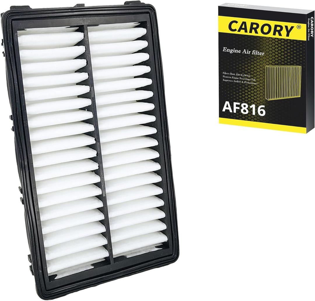CARORY AF816 Engine Air Filter (Not for Hybrid) for Kia Sorento (20212025), Sportage (20232025), K5, Carnival, Hyundai Tucson (20222025), Santa Fe (20212025), Sonata, Santa Cruz, OE# 28113-L1000