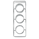Staedter Embossing Traffic Light Cookie Cutter, Silver