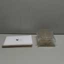 Floroom 6 Pack 5x7 Inch Clear Acrylic Sign Holders, Double-Sided Gold Display Stand Picture Frames for Table Numbers, Menus, Flyers, Weddings, and Offices