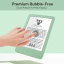 2 x CoBak 2 Pack Matte Tempered Glass Screen Protector for 6" Kindle 2024 and 2022 (11 Generation), Kobo Nia, and PocketBook - Fingerprint Resistance, Anti-Bubble 9H Hardness Film