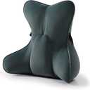Lumbar Support Pillow(Pat. Pend) for Lower Back Pain Relief Multi-Functional Ergonomic Lumbar Cushion, Reading Pillow for Office Chair, Car Seat & Sofa,Charcoal Gray, Size: 17.7"