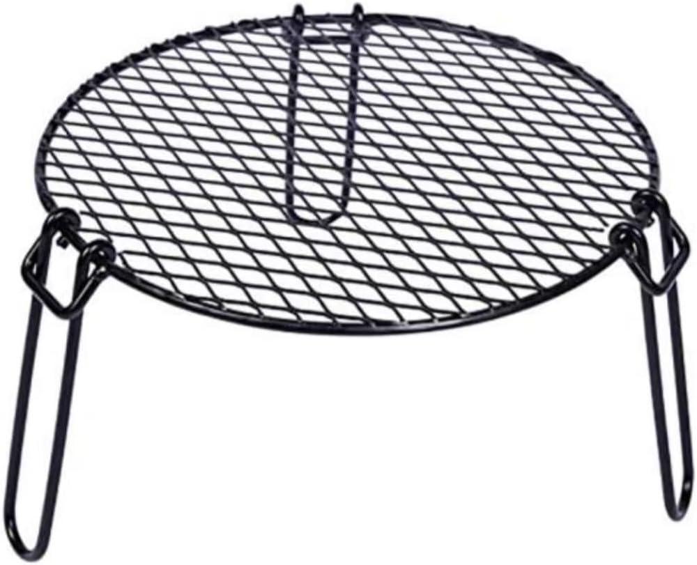Portable small foldable camping bonfire grill, heavy-duty camping stand with portable bag, suitable for outdoor cooking, backpacking, hiking, picnic and barbecue