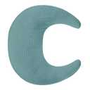 SWESEN Nursing Pillow Cover, Soft Removable Cover for Breastfeeding Pillows, Pillow Slipcover for Baby Boys and Girls, Comfortable & Breathable, Blue, Washable (Only Cover)
