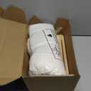 Cloud-Soft Cat Window Sill Perch with Zipper Designed Cushioned Bed, Supportive Cat Window Seat with Premium Solid Wood & Sturdy Metal Frame, Pet Hammock Bed for Large Cats (Large, White) (Large(24.4''x15''))