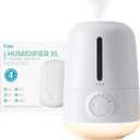 Frida Baby 3-in-1 XL Top Fill Humidifier for Bedroom, Cold & Flu Relief, 6L Tank Cool Mist Humidifier + Diffuser for Large Rooms, Mold Resistant, Nightlight, Auto-Off, Quiet, Essential Oil Diffuser