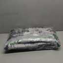 Washable Area Rugs 4'x6' Non-Slip Modern Abstract Soft for Living Room Entryway Bedroom Nursery, Print Pattern, Black Gray