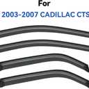 Window Visors Rain Guards Shield for 2003-2007 Cadillac CTS, Out-Channel Window Vent Wind Deflectors Visors Shades for 03-07 Cadillac CTS