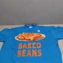 Baked Beans Costume Idea For Women & British Food Dishes T-Shirt, Blue, XL