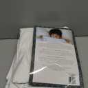 National Allergy Premium 100% Cotton Duvet Comforter Protector - Full/Queen Size - 86" x 86" - White - Breathable 300 Thread Count Hypoallergenic Cover - Zippered Encasement - Bedding Linen