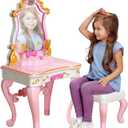 Disney Princess Ultimate Musical Vanity with Enchanting Messages & Celebration Song! Includes Brush, Comb, Tiara & 5 Rings
