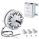 Criditpid Dow-136-0-34-Xin 3/4 Power Vent Attic Fan Motor & 58033 Adjustable Thermostat Switch Kit, Attic Air Vent Fan 3.4 Aamps, 120 Volts, 1100RPM, 58033 Temperature Range 60F to 120F.