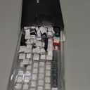 SDYZ x XVX Doubleshot PBT Keycaps 60 75 100 Percent - Shine Through Keycaps, for Mechanical Keyboards, Full 131 Key Set, OEM Profile, Backlit - White