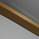 Metty Metal Deck Post,2.76 in. x 2.76 in. x 39 in Single Side Hole End Railing Terminal Post, with Screws Ending Support Post for Deck Porch Balcony Stair Railing System