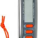 Nexgrill Meat Thermometer Digital, Instant Read Meat Thermometer with Backlight & Stainless Steel Probe, Food Thermometer for Kitchen Cooking, Outdoor Grilling, BBQ  660-0004B