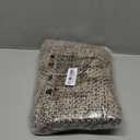 Collive Washable Small Bathroom Rug 2x3, Hand Woven Low Profile Front Door Mat Natural/Black Farmhouse Entryway Rugs, Cotton Reversible Kitchen Carpet for Foyer Bedroom Door Decor