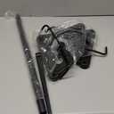 ADOVEL 4 Layer Corner Shower Caddy, Stainless Steel Constant Tension Pole Shower Organizer, Adjustable Corner Shower Shelf, Rustproof 3.3 to 9.8 ft (Black)