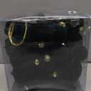 42Pcs Velvet Christmas Ball Ornaments, Flocked Shatterproof Christmas Ornaments, Dark Green Xmas Tree Hanging Ornaments for Winter Holiday Home Party Decorations