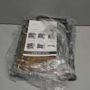 Magnetic Shelf for Fridge with Wood Lid - Magnetic Spice Rack for Refrigerator Mesh Design Large Shelf Basket, Shelves for Kitchen Pantry Storage Organizer for Food Fruit Veg (1Pack)