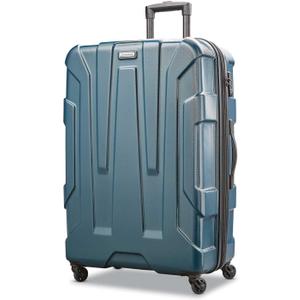Samsonite Centric Hardside Expandable Luggage with Spinner Wheels, Teal, Checked-Large 28-Inch