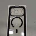 Miracase Magnetic for iPhone 17 Pro Case 6.3" [Compatible with MagSafe] Full-Body Phone Case with Built-in Glass Screen Protector & Camera Control, Drop Proof iPhone 17 Pro Cover, Black